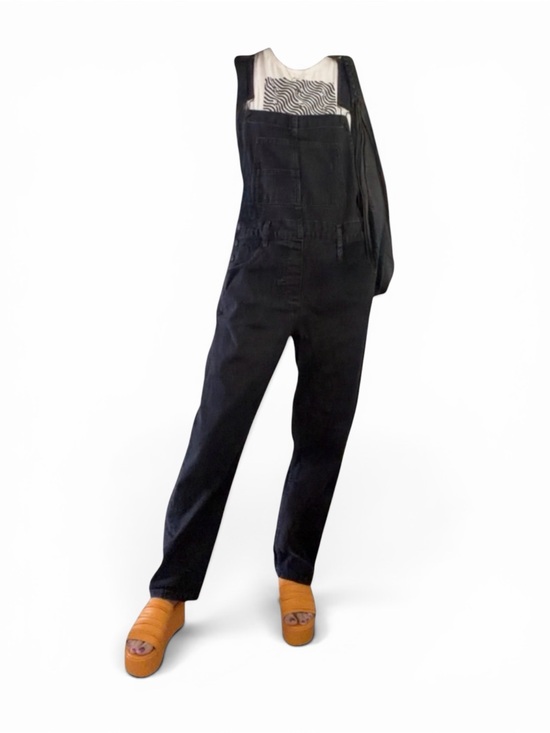 Free People Denim - Free People - We The Free - Black Denim -  Overalls - Size S